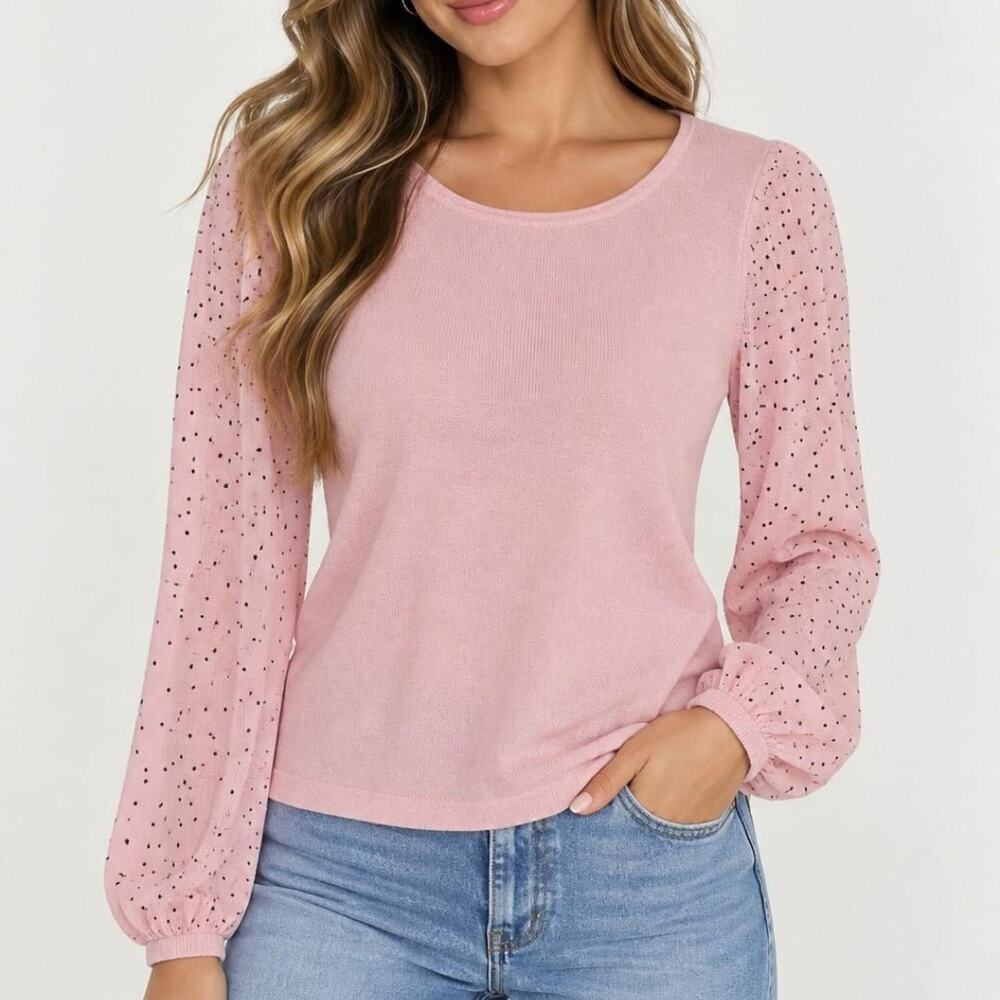 New york company pink top